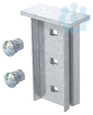 Комплект траверса приварн. 150х68мм KI 8 AOх FT OBO 6347088