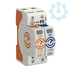 Устройство защиты от импульсных перенапр. УЗИП 150В CombiController V50-1+NPE-150 1 пол. OBO 5093452