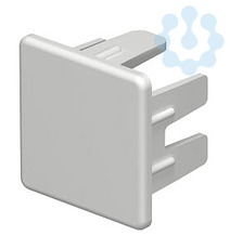 Заглушка торцевая для короба WDK HE25025LGR свет. сер. (уп.20шт) OBO 6183662