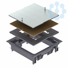 Лючок ревизионный ZES4-2 UZES4-2 U10T 9011 полиамид черн. OBO 7406702