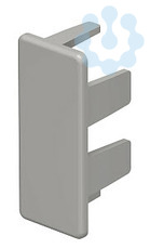 Заглушка торцевая для кабель-канала 15х40мм ПВХ WDK HE15040GR сер. OBO 6158722