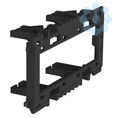 Адаптер двойной/тройной Modul45 ADT-K45 3 черн. OBO 6258135