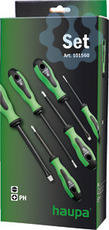 Набор двухкомпонентных отверток РН (6 предметов) HAUPA 101560
