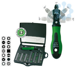 Набор отверток с трещеточным механизмом (58 предметов) HAUPA 104006