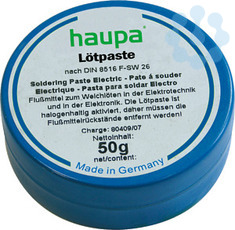 Паста паяльная контактная 50г HAUPA 160090