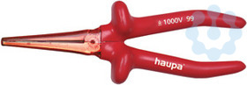 Клещи плоские зажимные VDE 200мм полностью изол. HAUPA 210298