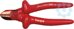 Кусачки боковые 180мм VDE полностью изол. HAUPA 210302