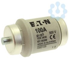 Предохранитель-D IV 100А T GL/GG 500В AC EATON 100D125