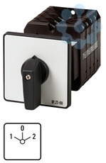 Переключатель кулачковый 2п Ie=63А пол.1-0-2 45град. 88х88мм заднее креп. T5B-2-8211/Z EATON 93082