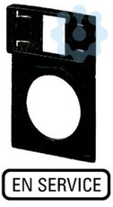 Держатель шильдика щит "EN SERVICE" Q25TS-383 EATON 46204