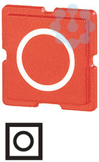 Шильдик "0" 10TQ25 красн. EATON 91536