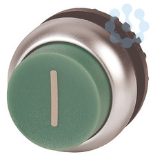 Головка кнопки M22-DH-G-X1 выступающая без фикс. зел. EATON 216657