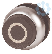Головка кнопки M22-DH-S-X0 выступающая без фикс. черн. EATON 216659