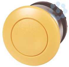 Головка кнопки M22-DP-Y грибовидная без фикс. жел. EATON 216718
