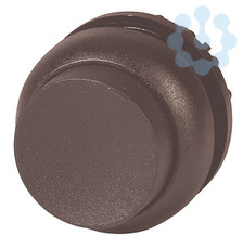 Головка кнопки M22S-DH-S выступающая без фикс. черн.; черн. лицевое кольцо EATON 216637