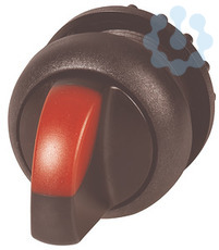 Переключатель с поворотной ручкой V-позиц. 60град. с фикс. красн. с подсветкой; черн. лицевое кольцо M22S-WLKV-R EATON 284399