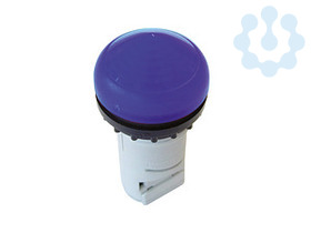 Лампа сигнальная M22-LCH-B коническая без светодиод. элемента патрон BA 9s до 2.4Вт черн. лицевое кольцо син. EATON 216918