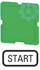 Шильдик "START" 111TQ25 зел. EATON 93399