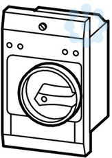 Корпус изолированный поворотная рукоятка IP55 красн. жел. E-PKZ0-GR EATON 72908