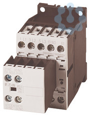 Контактор 2НО+1НЗ доп. контакт AC-3; AC-4 DILM9-21 (24В DC) EATON 276775
