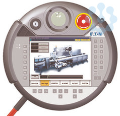 Панель 24В DC 6.5дюйма TFT цветной Ethernet RS232 аварийная кнопка ключи XVM-450-65TVB-1-11 EATON 139998