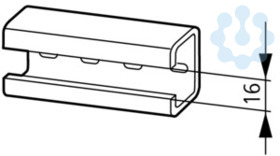 Шина кабельная 15х30х375мм KSV3-ID EATON 63000
