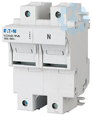 Держатель/разъединитель цилиндр. вставок 22х58 1Р+N VLC22-1P+N EATON 285367