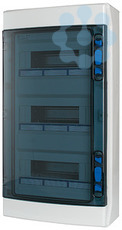Бокс навесной 3 ряда 36-мод. профессиональная серия; прозр. дверь N/PE клеммы в комплекте IKA-3/36-ST IP65 EATON 174199