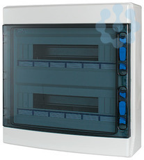 Бокс навесной 2 ряда 36-мод. профессиональная серия; прозр. дверь N/PE клеммы в комплекте IKA-2/36-ST IP65 EATON 174201