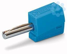 Штекер пружинный 4мм син. WAGO 215-711