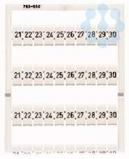 Маркировка WMB MULTI 21-30 для шир. 5-17.5мм WAGO 793-5504