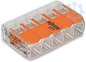 Клемма универс. компактная 5х(0.14-4.0) WAGO 221-415